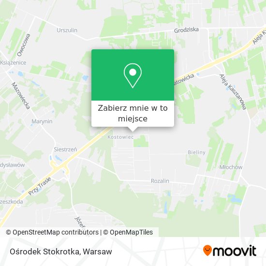 Mapa Ośrodek Stokrotka