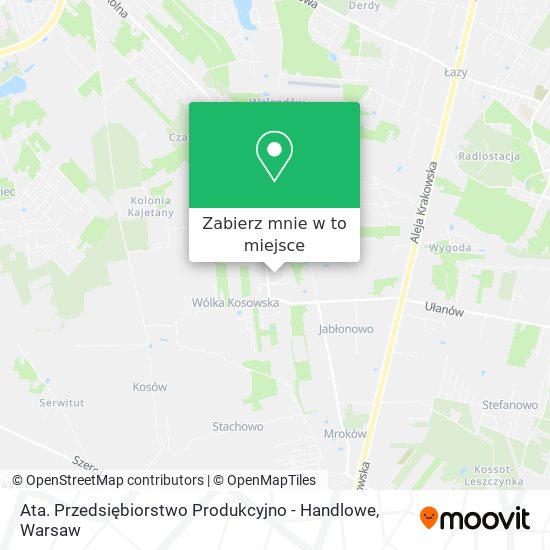 Mapa Ata. Przedsiębiorstwo Produkcyjno - Handlowe