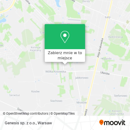 Mapa Genesis sp. z o.o.