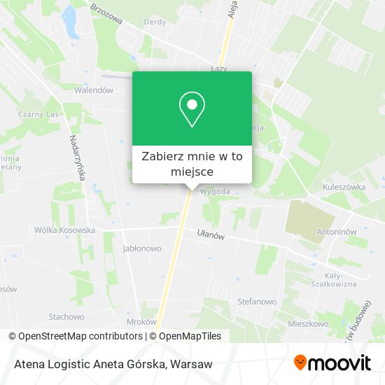 Mapa Atena Logistic Aneta Górska