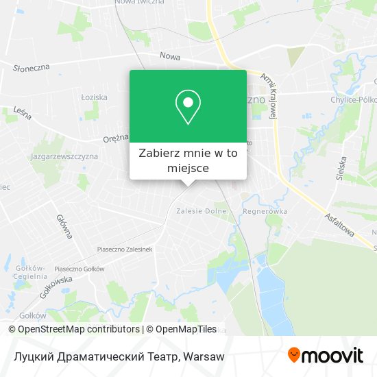 Mapa Луцкий Драматический Театр