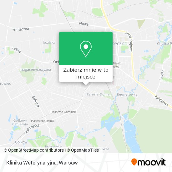 Mapa Klinika Weterynaryjna