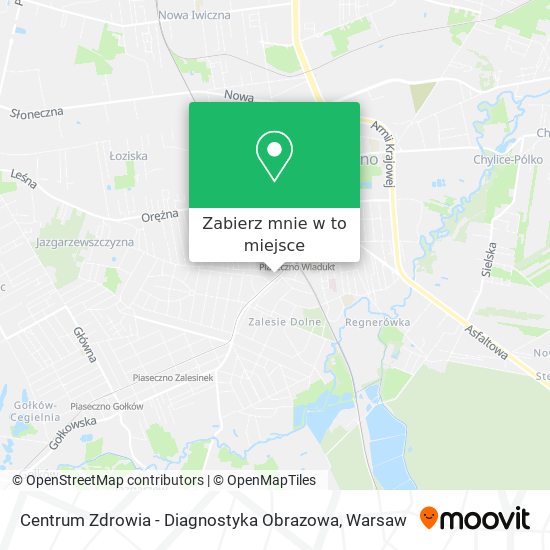 Mapa Centrum Zdrowia - Diagnostyka Obrazowa