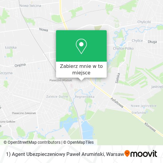 Mapa 1) Agent Ubezpieczeniowy Paweł Arumiński