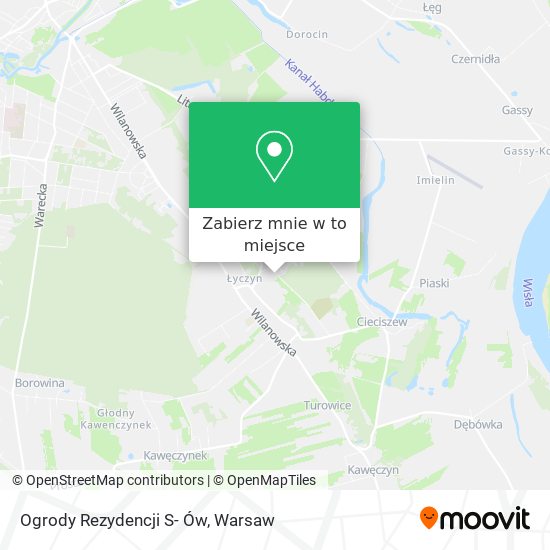 Mapa Ogrody Rezydencji S- Ów