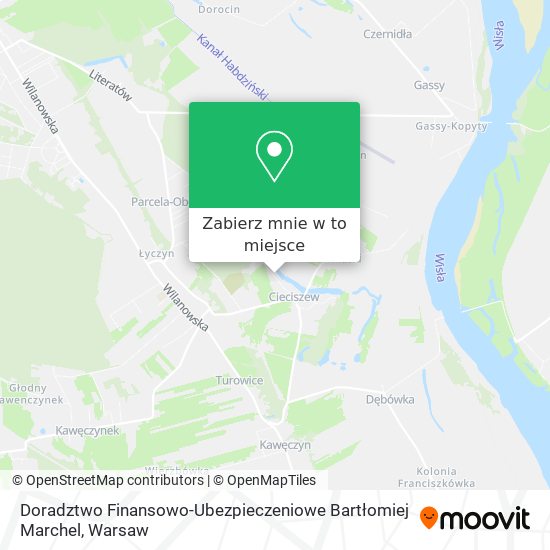 Mapa Doradztwo Finansowo-Ubezpieczeniowe Bartłomiej Marchel