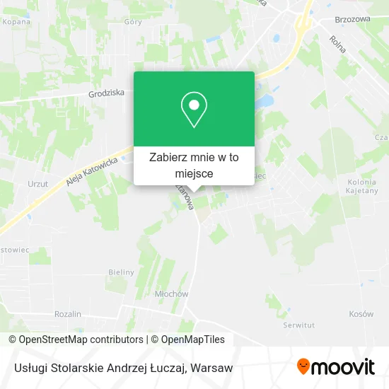 Mapa Usługi Stolarskie Andrzej Łuczaj
