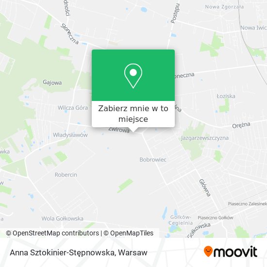 Mapa Anna Sztokinier-Stępnowska