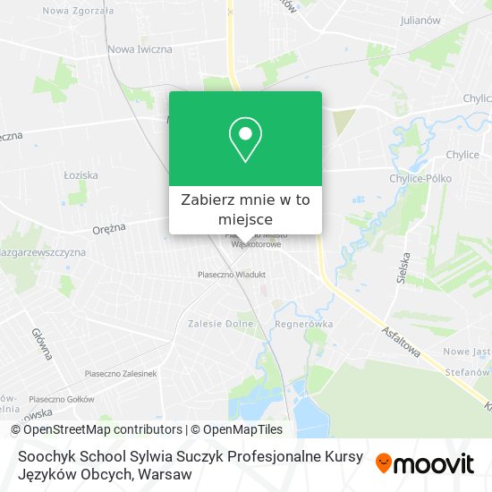 Mapa Soochyk School Sylwia Suczyk Profesjonalne Kursy Języków Obcych