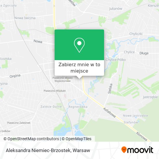 Mapa Aleksandra Niemiec-Brzostek