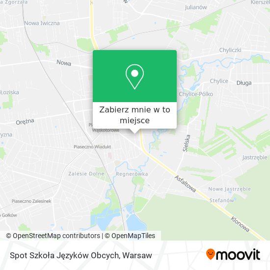 Mapa Spot Szkoła Języków Obcych