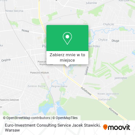 Mapa Euro-Investment Consulting Service Jacek Stawicki