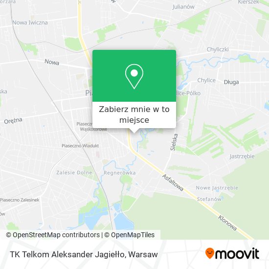 Mapa TK Telkom Aleksander Jagiełło