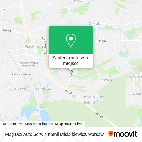 Mapa Mag Dex Auto Serwis Kamil Misiałkiewicz