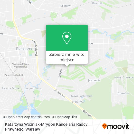 Mapa Katarzyna Woźniak-Mrygoń Kancelaria Radcy Prawnego