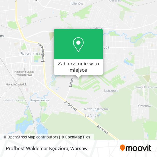 Mapa Profbest Waldemar Kędziora