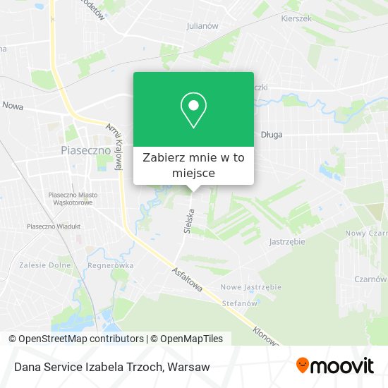 Mapa Dana Service Izabela Trzoch