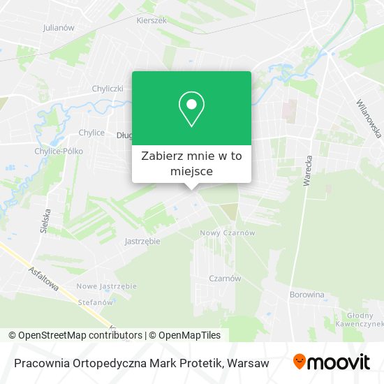 Mapa Pracownia Ortopedyczna Mark Protetik