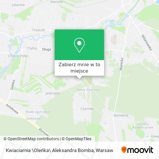 Mapa Kwiaciarnia \Oleńka\ Aleksandra Bomba