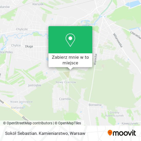 Mapa Sokół Sebastian. Kamieniarstwo