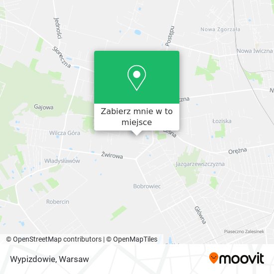 Mapa Wypizdowie