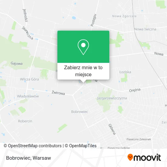 Mapa Bobrowiec