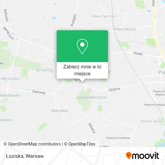 Mapa Łoziska
