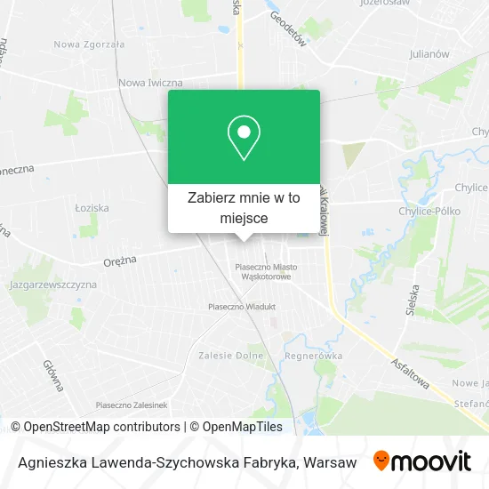 Mapa Agnieszka Lawenda-Szychowska Fabryka