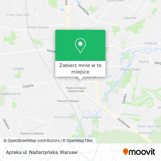 Mapa Apteka ul. Nadarzyńska