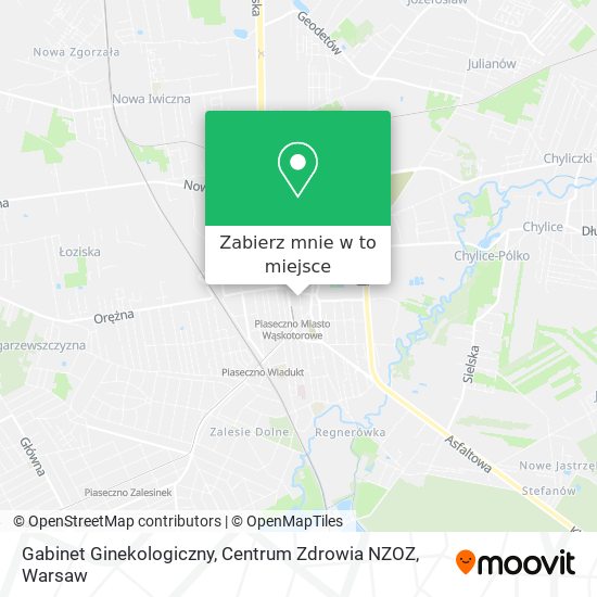 Mapa Gabinet Ginekologiczny, Centrum Zdrowia NZOZ