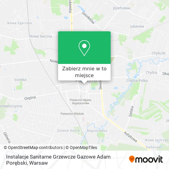 Mapa Instalacje Sanitarne Grzewcze Gazowe Adam Porębski