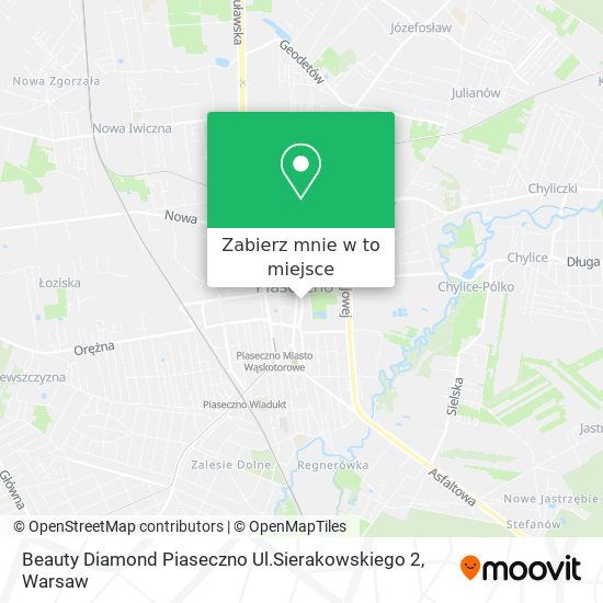 Mapa Beauty Diamond Piaseczno Ul.Sierakowskiego 2