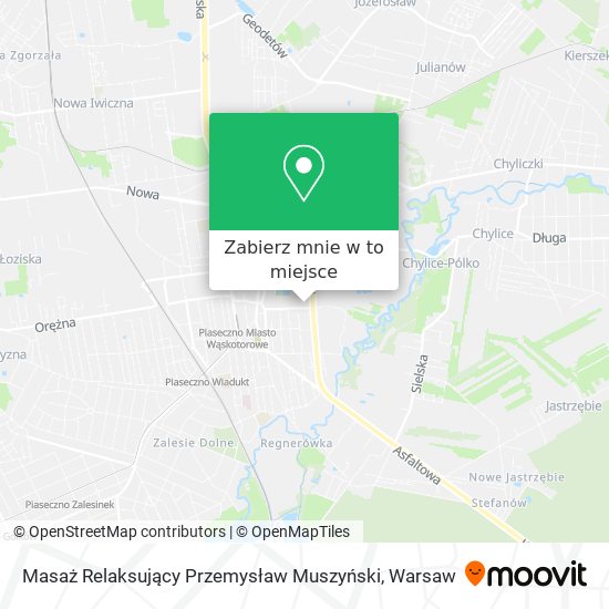 Mapa Masaż Relaksujący Przemysław Muszyński