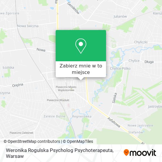 Mapa Weronika Rogulska Psycholog Psychoterapeuta