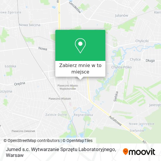 Mapa Jumed s.c. Wytwarzanie Sprzętu Laboratoryjnego