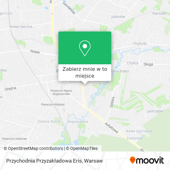 Mapa Przychodnia Przyzakładowa Eris