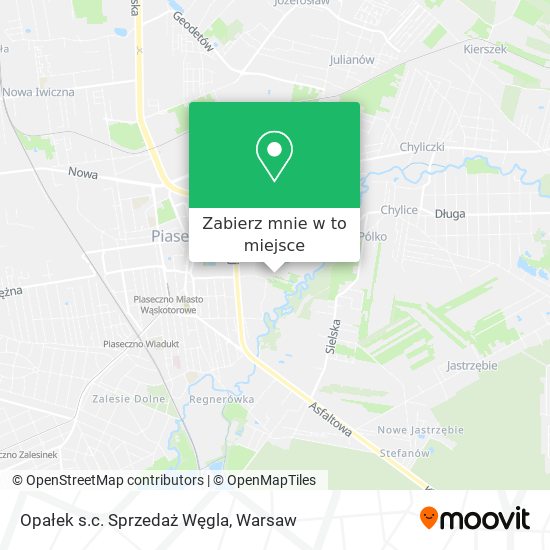 Mapa Opałek s.c. Sprzedaż Węgla