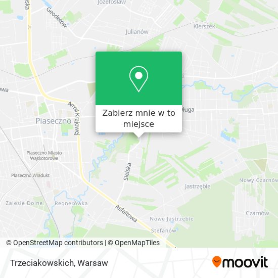 Mapa Trzeciakowskich