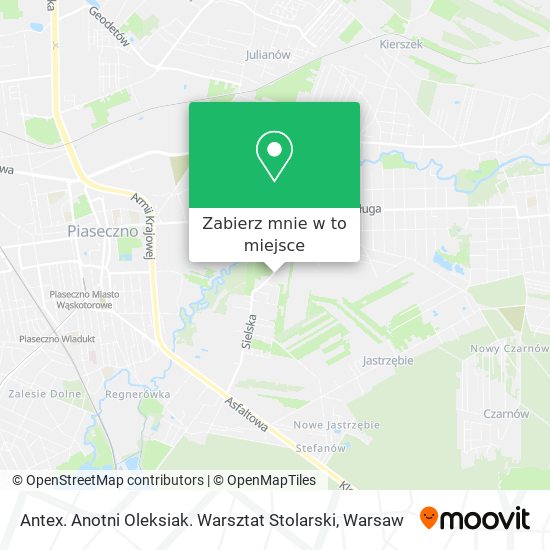 Mapa Antex. Anotni Oleksiak. Warsztat Stolarski