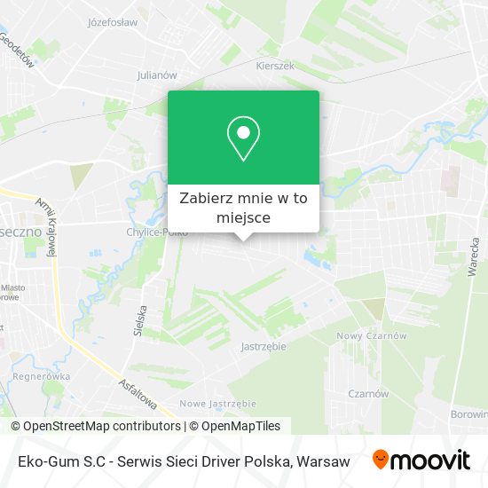 Mapa Eko-Gum S.C - Serwis Sieci Driver Polska