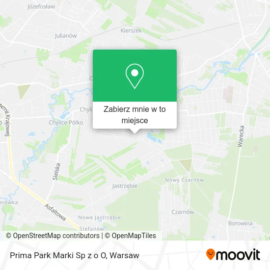 Mapa Prima Park Marki Sp z o O
