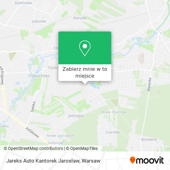 Mapa Jareks Auto Kantorek Jarosław