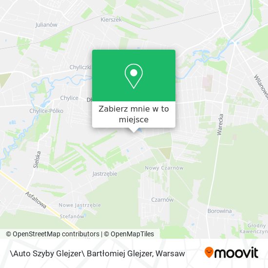 Mapa \Auto Szyby Glejzer\ Bartłomiej Glejzer