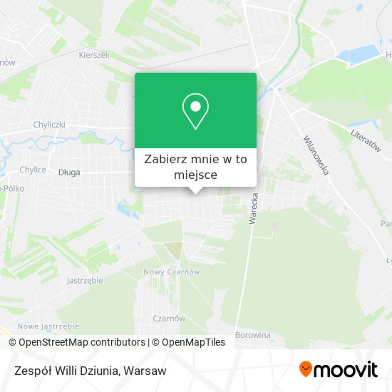 Mapa Zespół Willi Dziunia