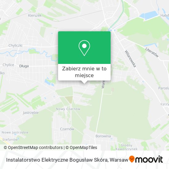 Mapa Instalatorstwo Elektryczne Bogusław Skóra