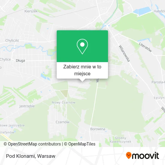 Mapa Pod Klonami
