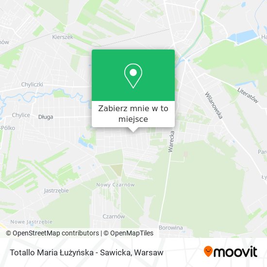 Mapa Totallo Maria Łużyńska - Sawicka