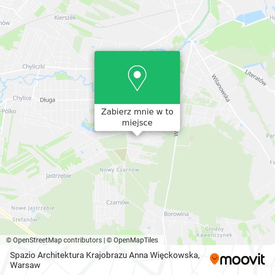 Mapa Spazio Architektura Krajobrazu Anna Więckowska