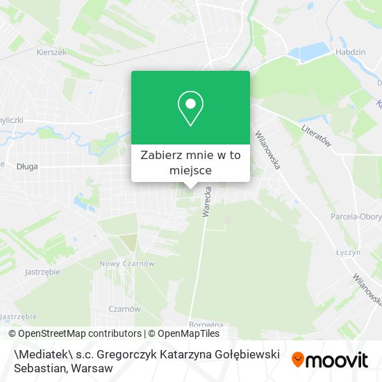 Mapa \Mediatek\ s.c. Gregorczyk Katarzyna Gołębiewski Sebastian