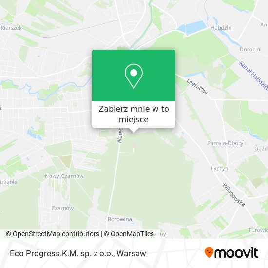 Mapa Eco Progress.K.M. sp. z o.o.